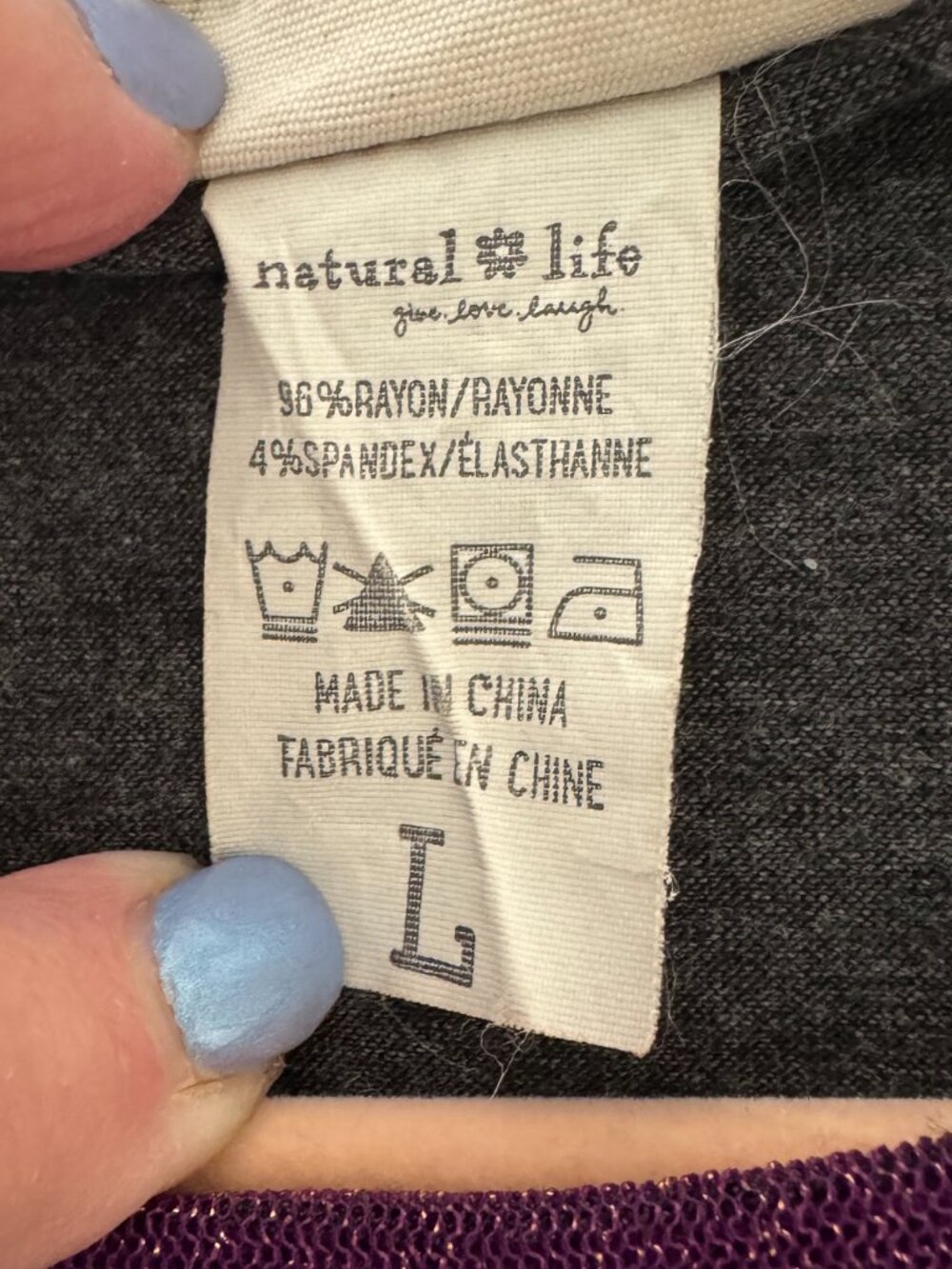 NATURAL LIFE Gray T-Shirt Mini Dress - Picture 4 of 6